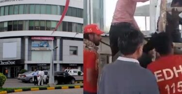 کراچی کے پارک ٹاورز میں لگی آگ پر قابو پالیا گیا، کوئی جانی نقصان نہیں ہوا۔