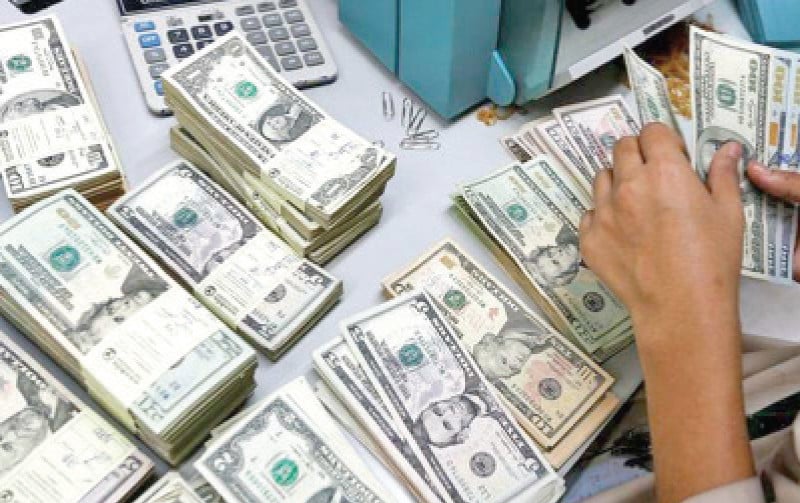 قرضوں کی ادائیگیوں کے درمیان ذخائر 152 ملین ڈالر گرتے ہیں