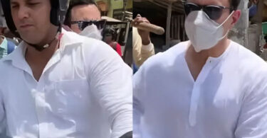 سیف علی خان ممبئی میں اسکوٹر پر سوار ہوکر چاقو کے وار کے بعد ، نیٹ فلکس کی رہائی سے قبل حملے کے بعد